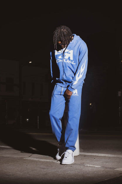 Blue Richual Acid-Wash Tracksuit